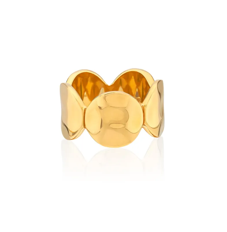 Wavy Disc Ring sold by Anna Beck