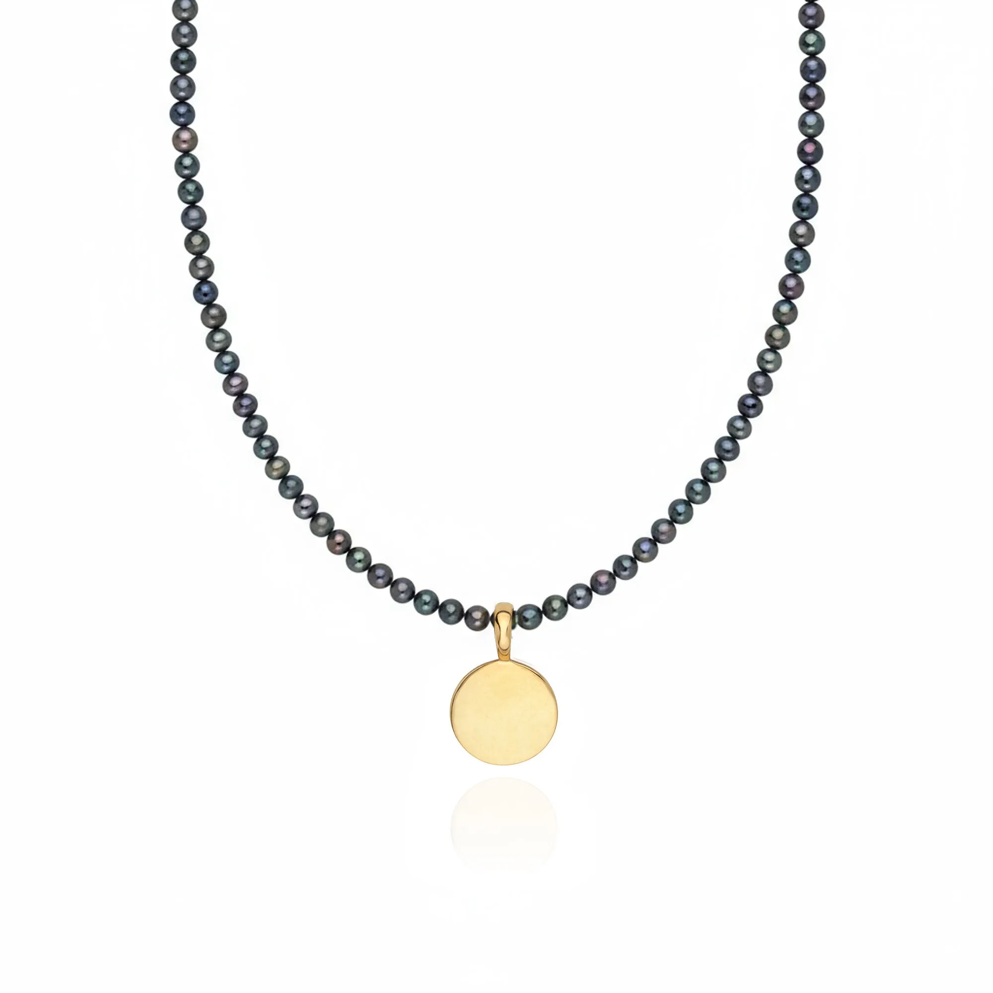 Blue Pearl Beaded Pendant Necklace sold by Anna Beck product image thumbnail 2