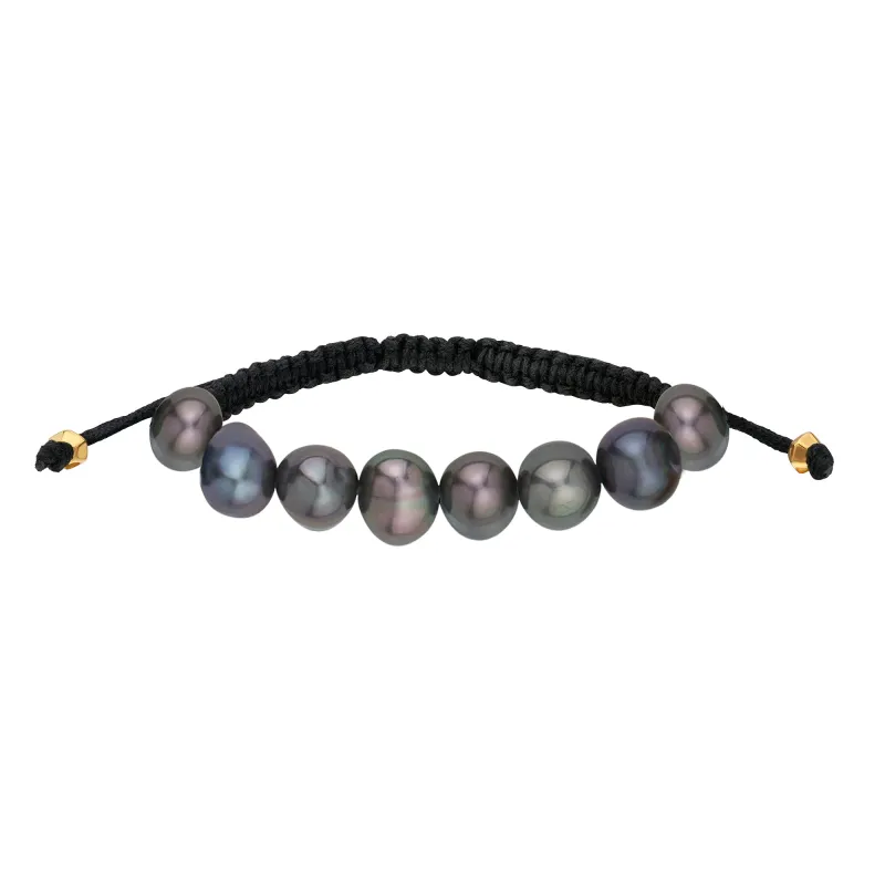 Blue Pearl Woven Bracelet sold by Anna Beck