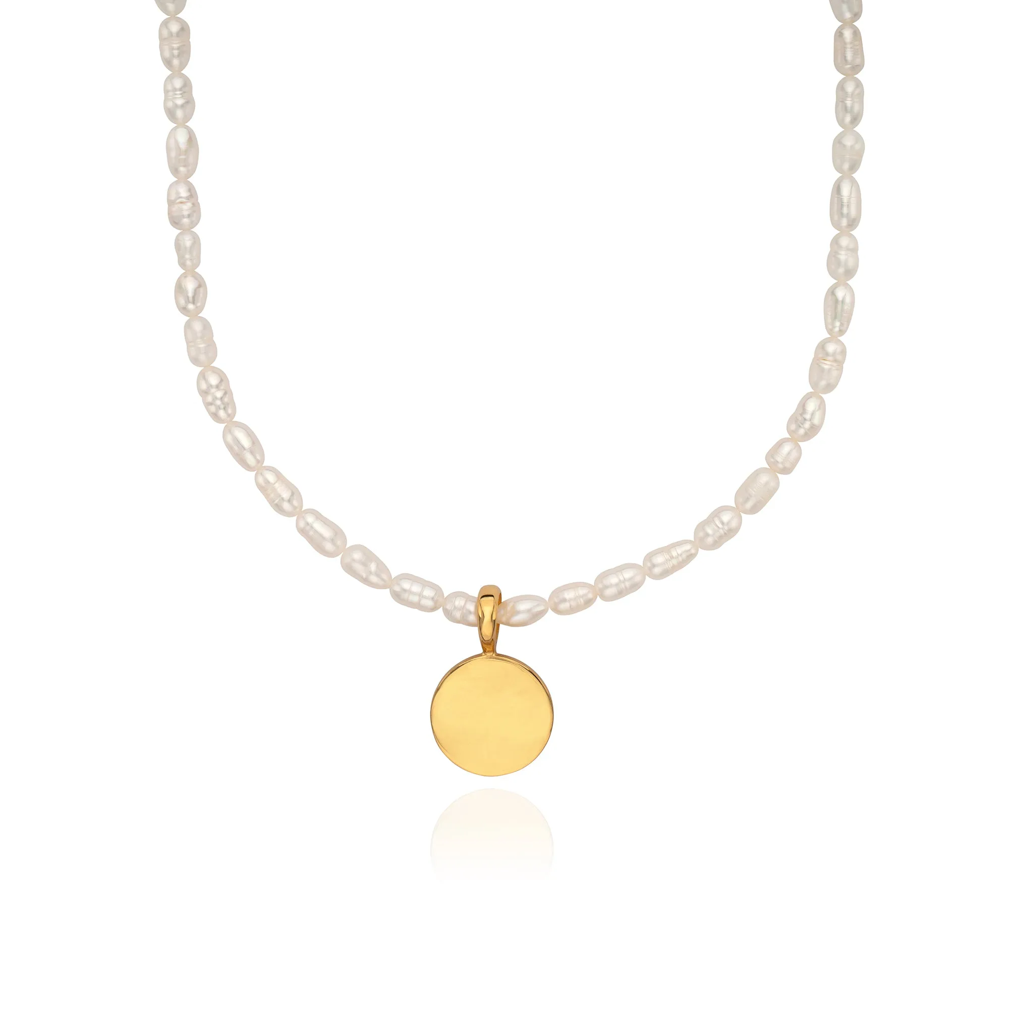 Pearl Beaded Pendant Necklace sold by Anna Beck product image thumbnail 2