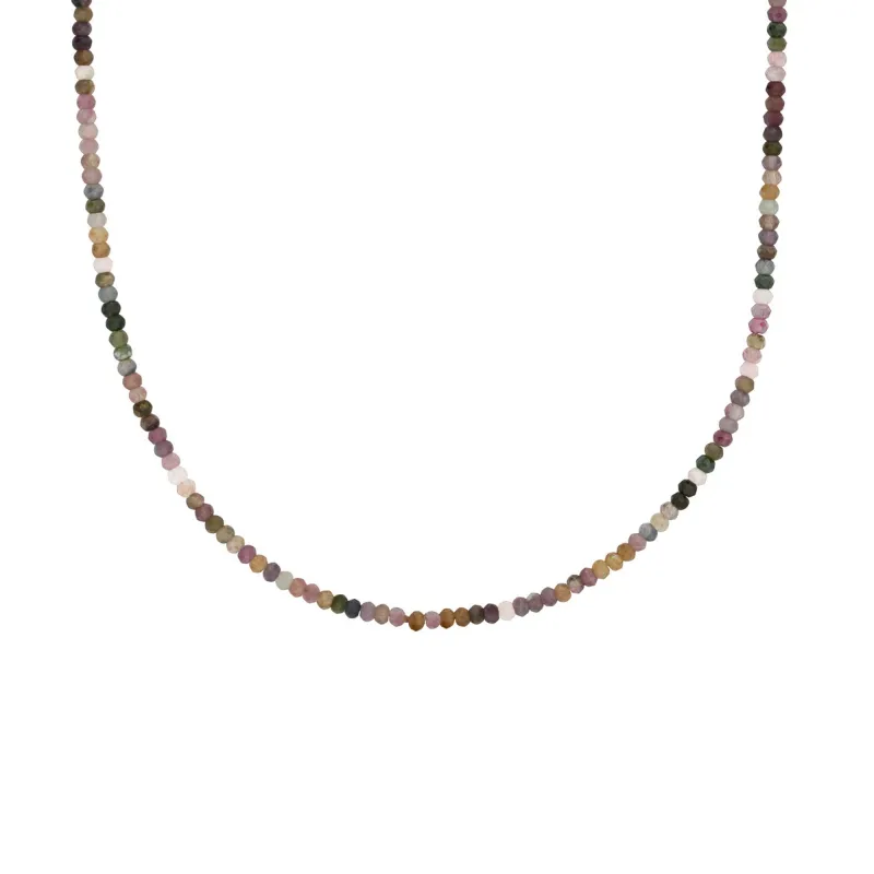 Beaded Mini Watermelon Tourmaline Necklace sold by Anna Beck