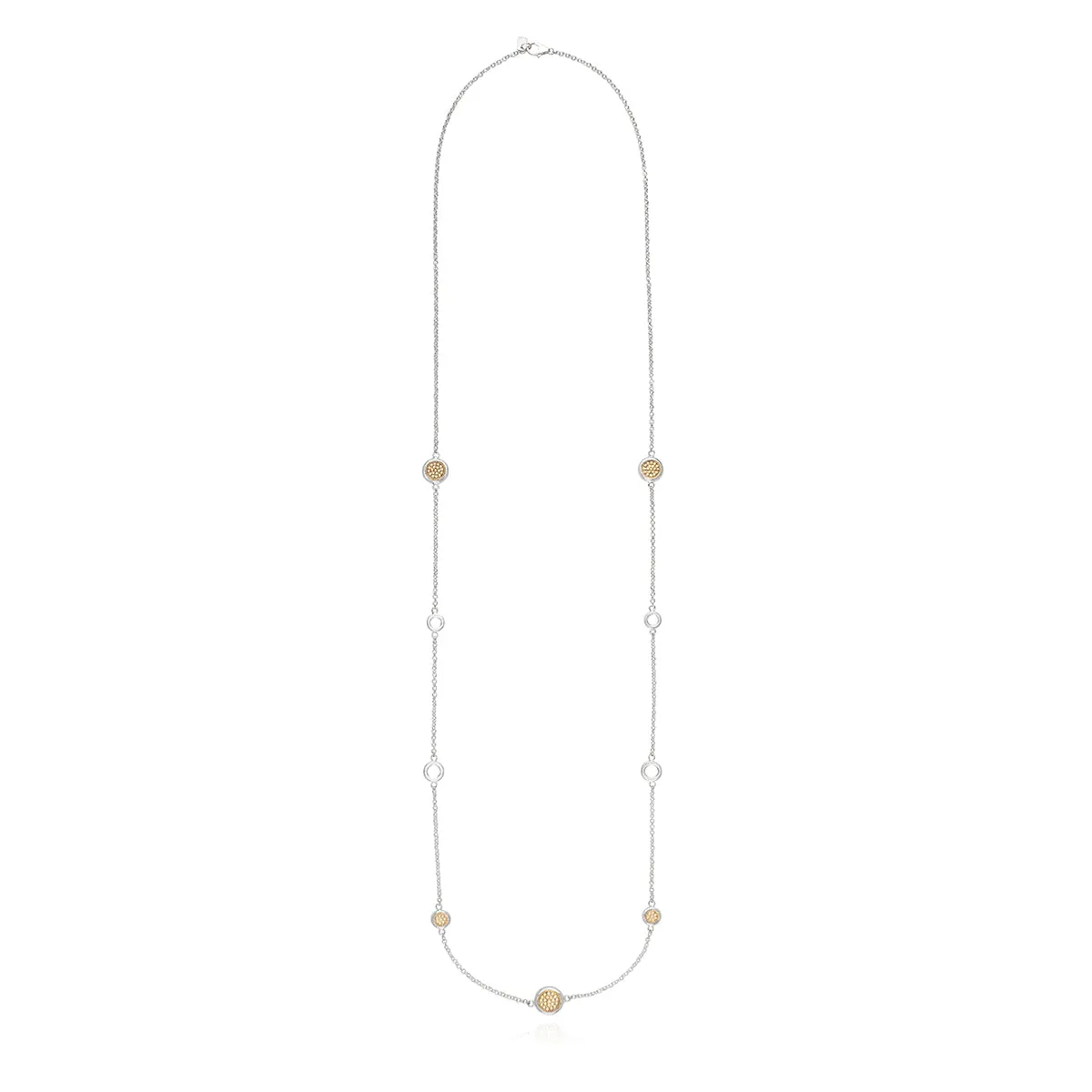 Classic Smooth Rim Long Station Necklace sold by Anna Beck product image thumbnail 3