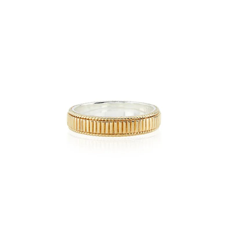 Linear Stacking Ring - Gold sold by Anna Beck