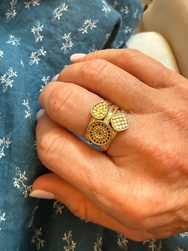 Triple Faux Stacking Ring sold by Anna Beck