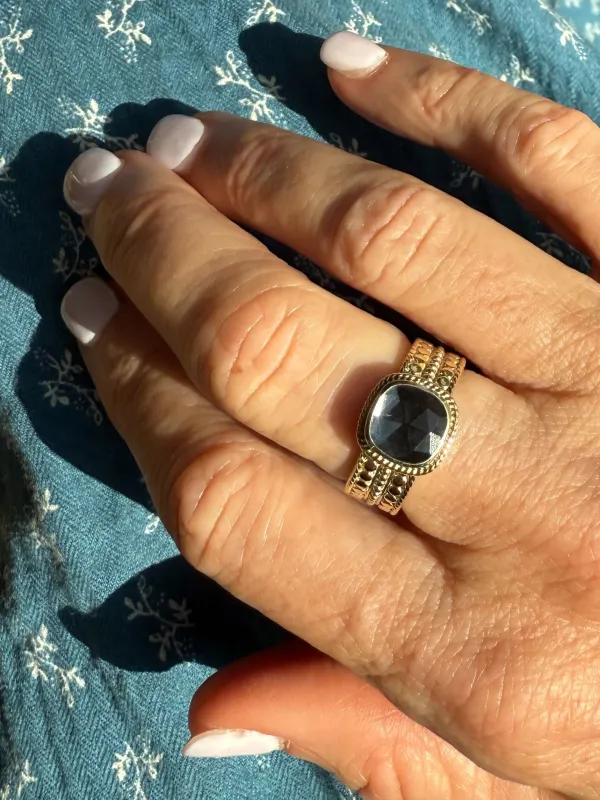 Cushion Stone RIng sold by Anna Beck