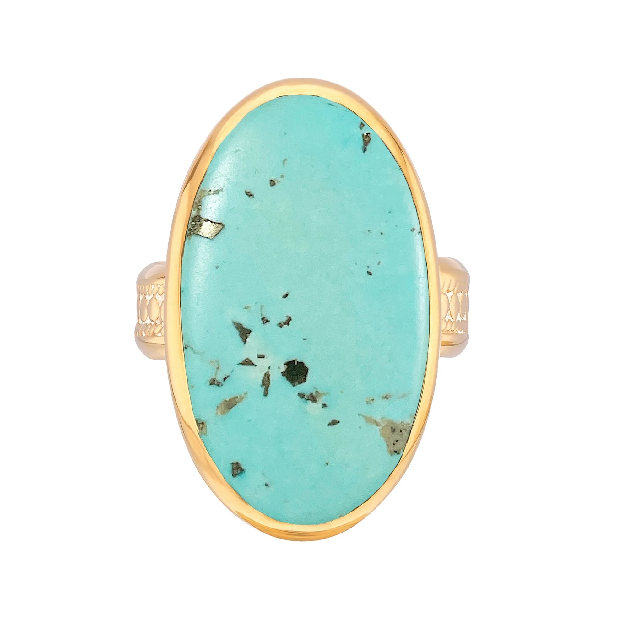 Turquoise Oval Ring sold by Anna Beck