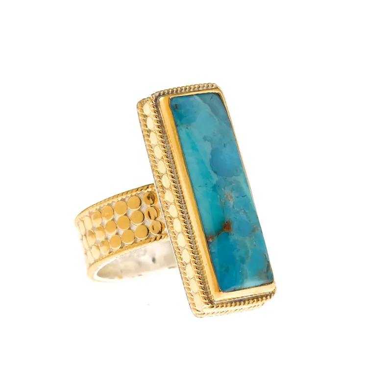 Turquoise Bar Ring sold by Anna Beck