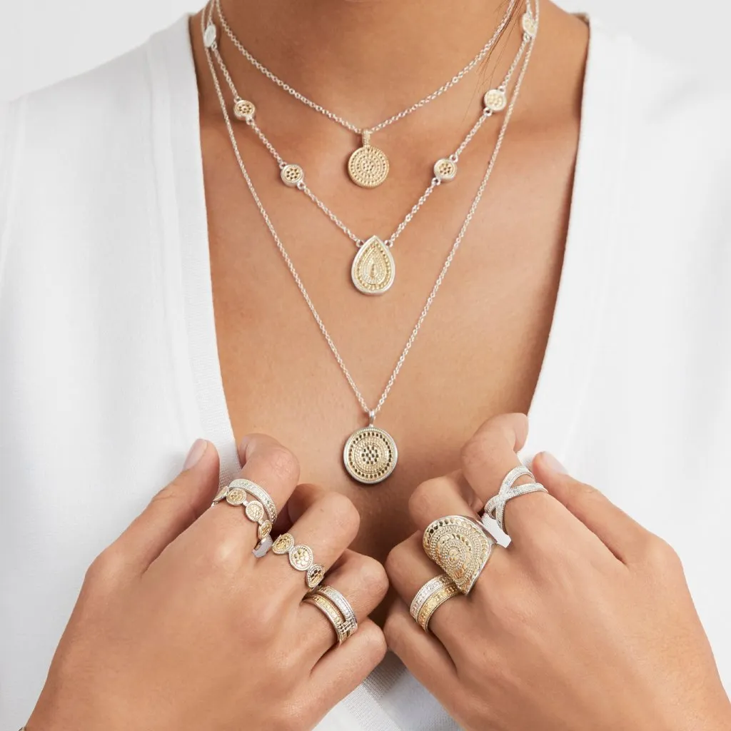 Signature Teardrop Pendant Necklace - Gold sold by Anna Beck product image thumbnail 3