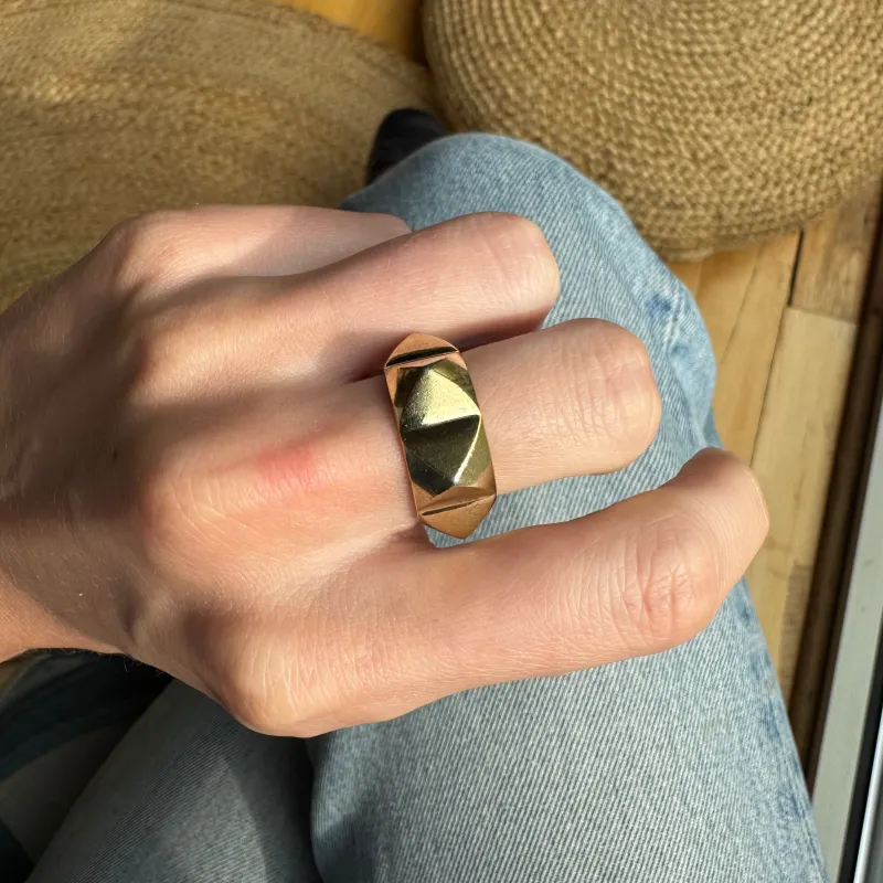 Medium Studded Band Ring - AS IS - FINAL SALE sold by Anna Beck