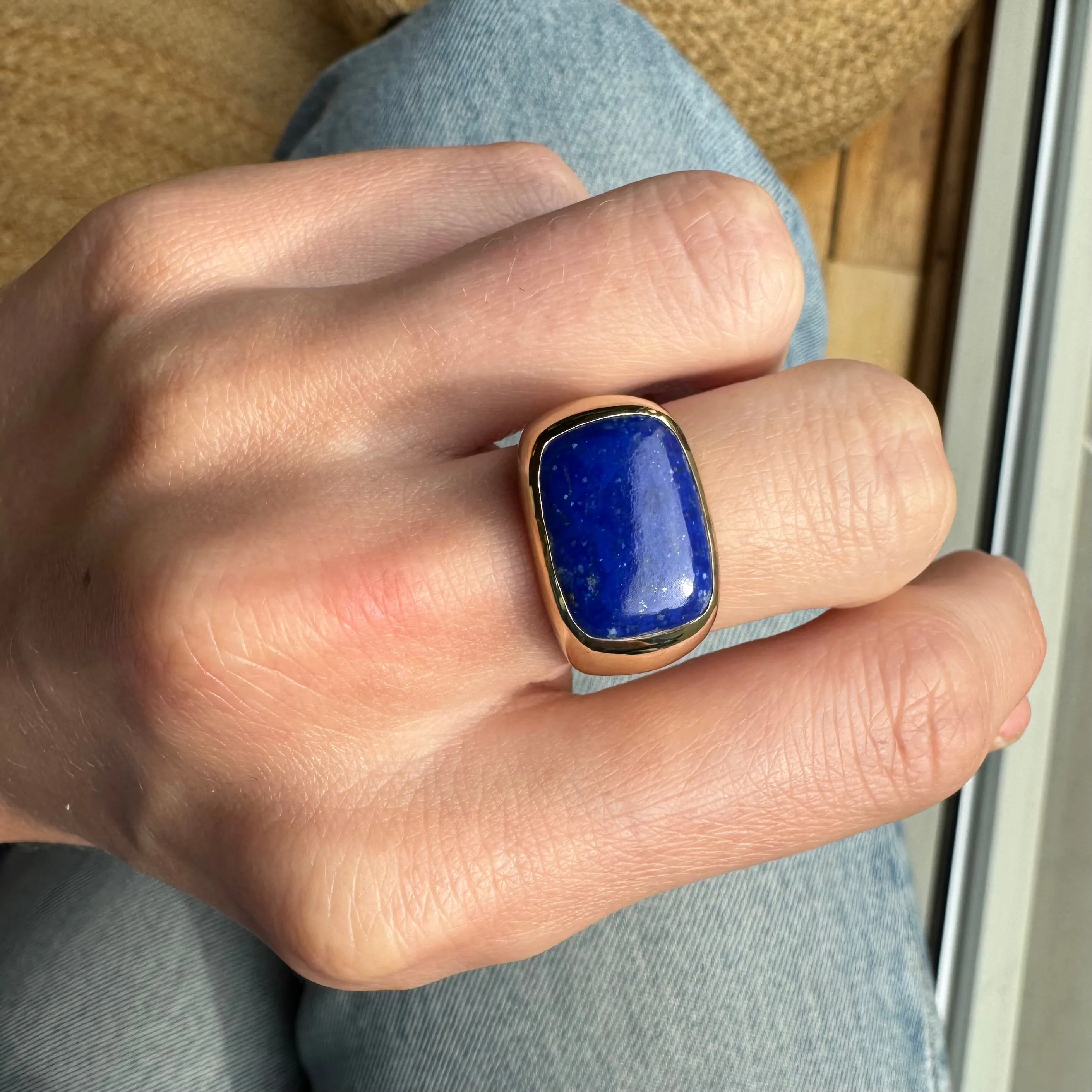 Lapis Dome Ring - AS IS - FINAL SALE sold by Anna Beck