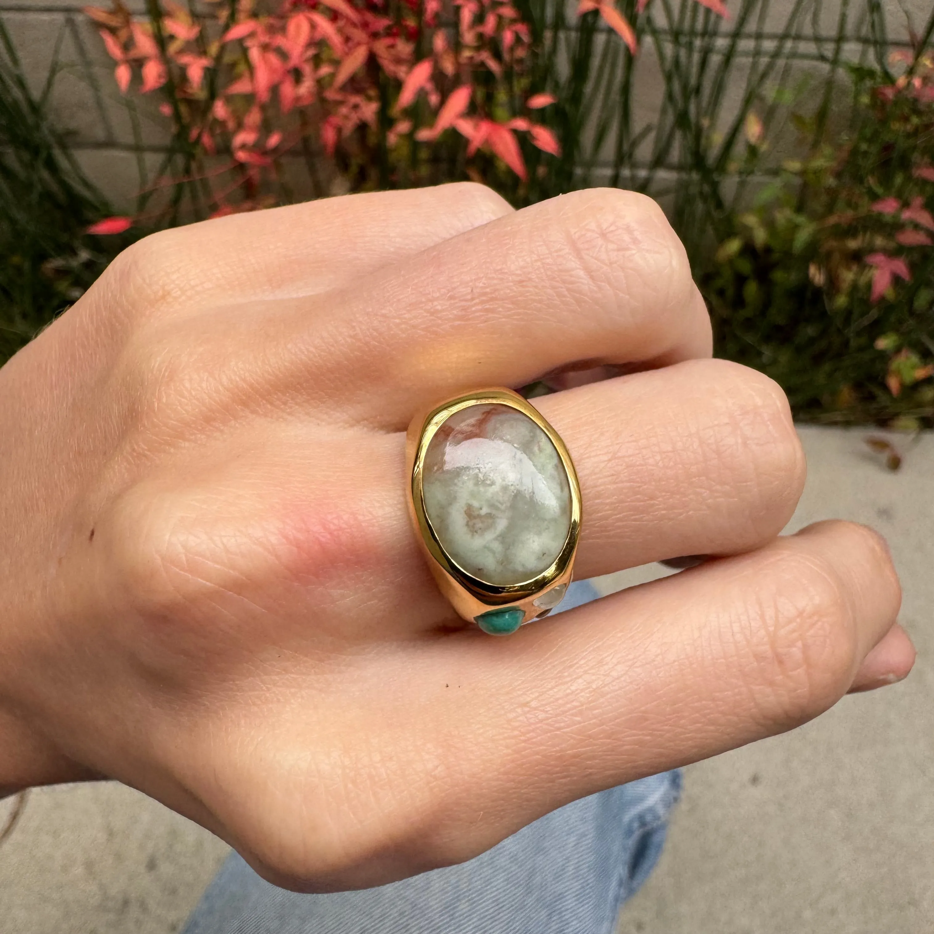 Aquaphrase Multi-Stone Dome Ring - AS IS - FINAL SALE sold by Anna Beck