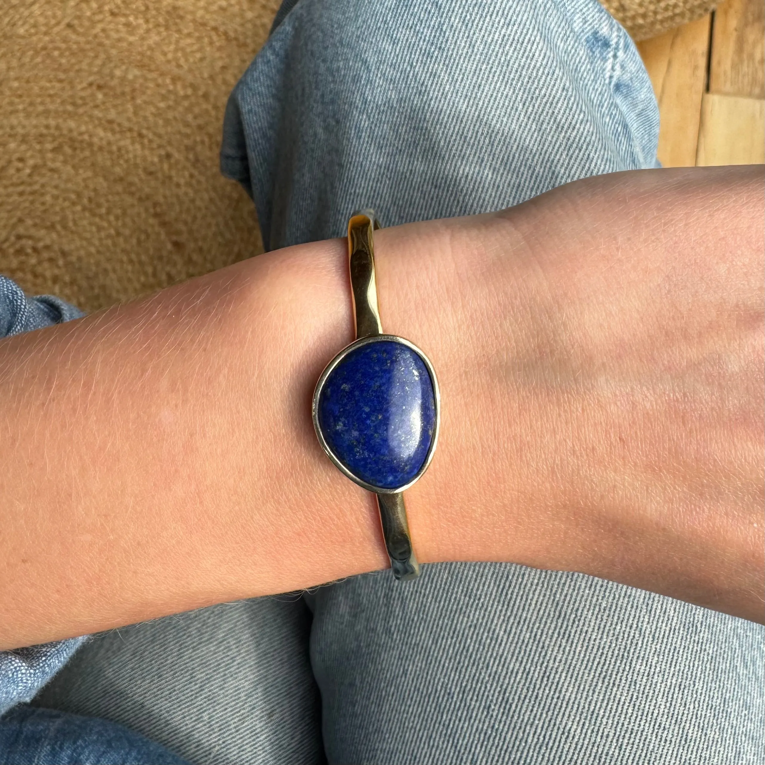 Lapis Asymmetrical Cuff - AS IS - FINAL SALE sold by Anna Beck