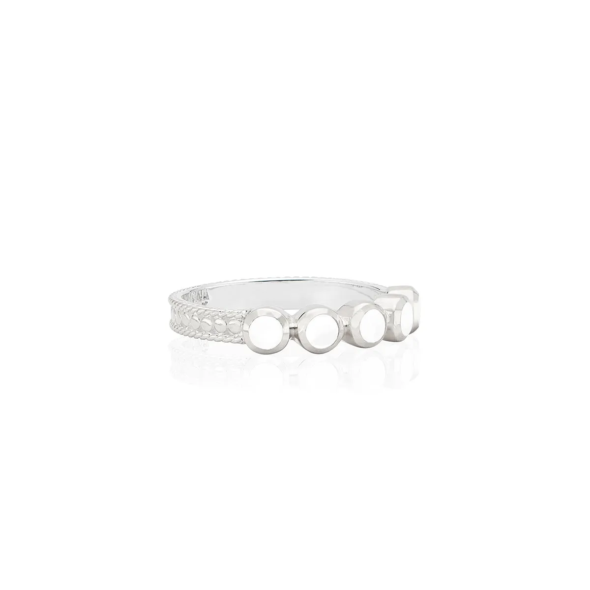 White Agate Multi Stone Ring - Silver- AS IS - FINAL SALE sold by Anna Beck product image thumbnail 4