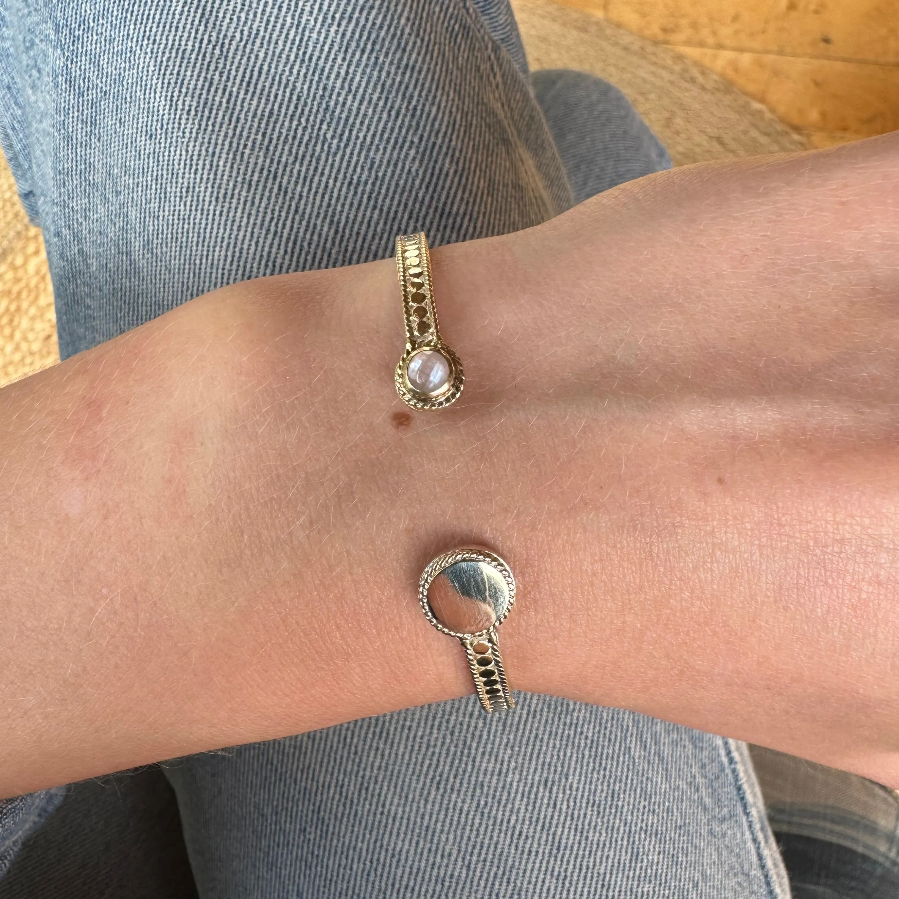 Guava Quartz Open Cuff - AS IS - FINAL SALE sold by Anna Beck