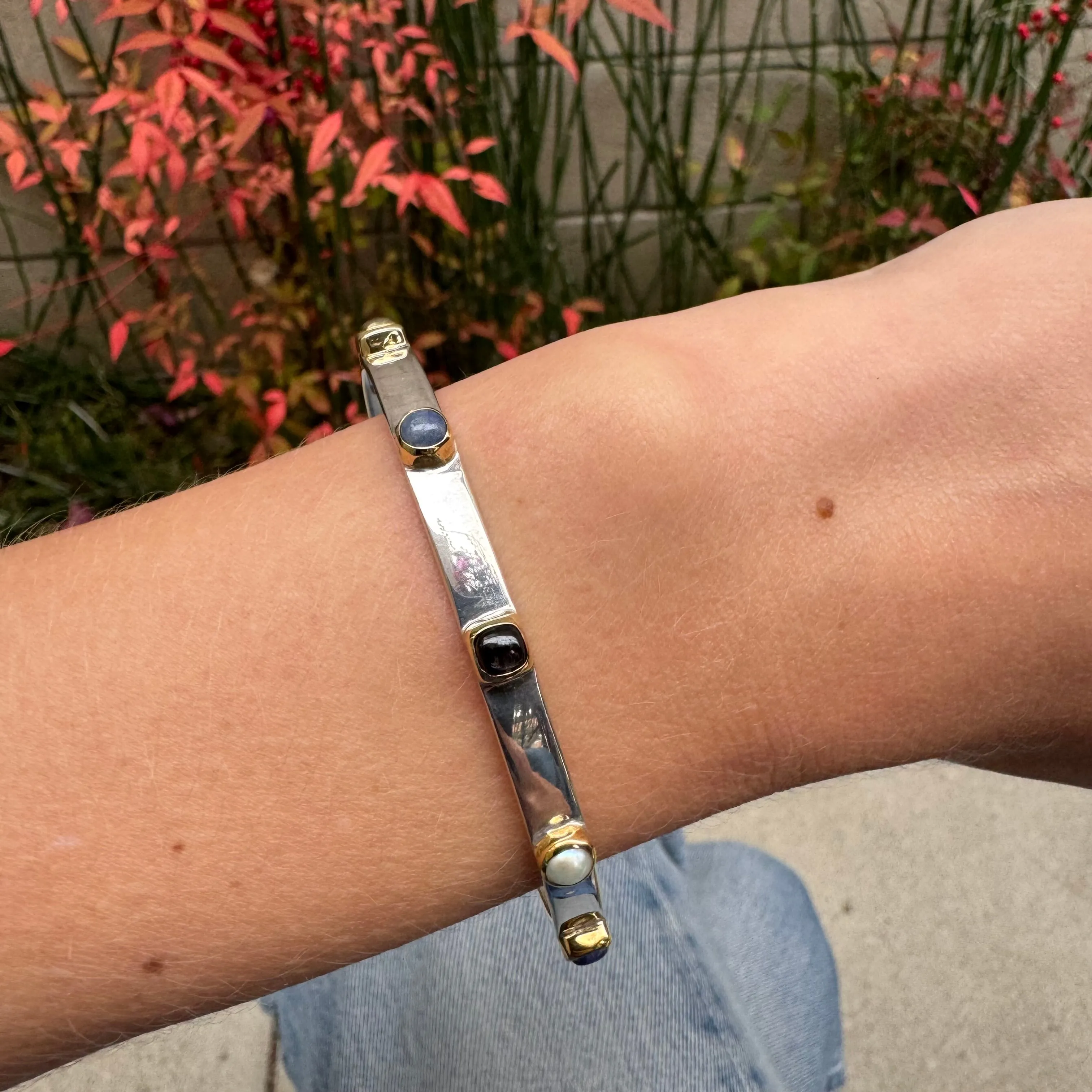 Multi-Stone Skinny Cuff - AS IS - FINAL SALE sold by Anna Beck