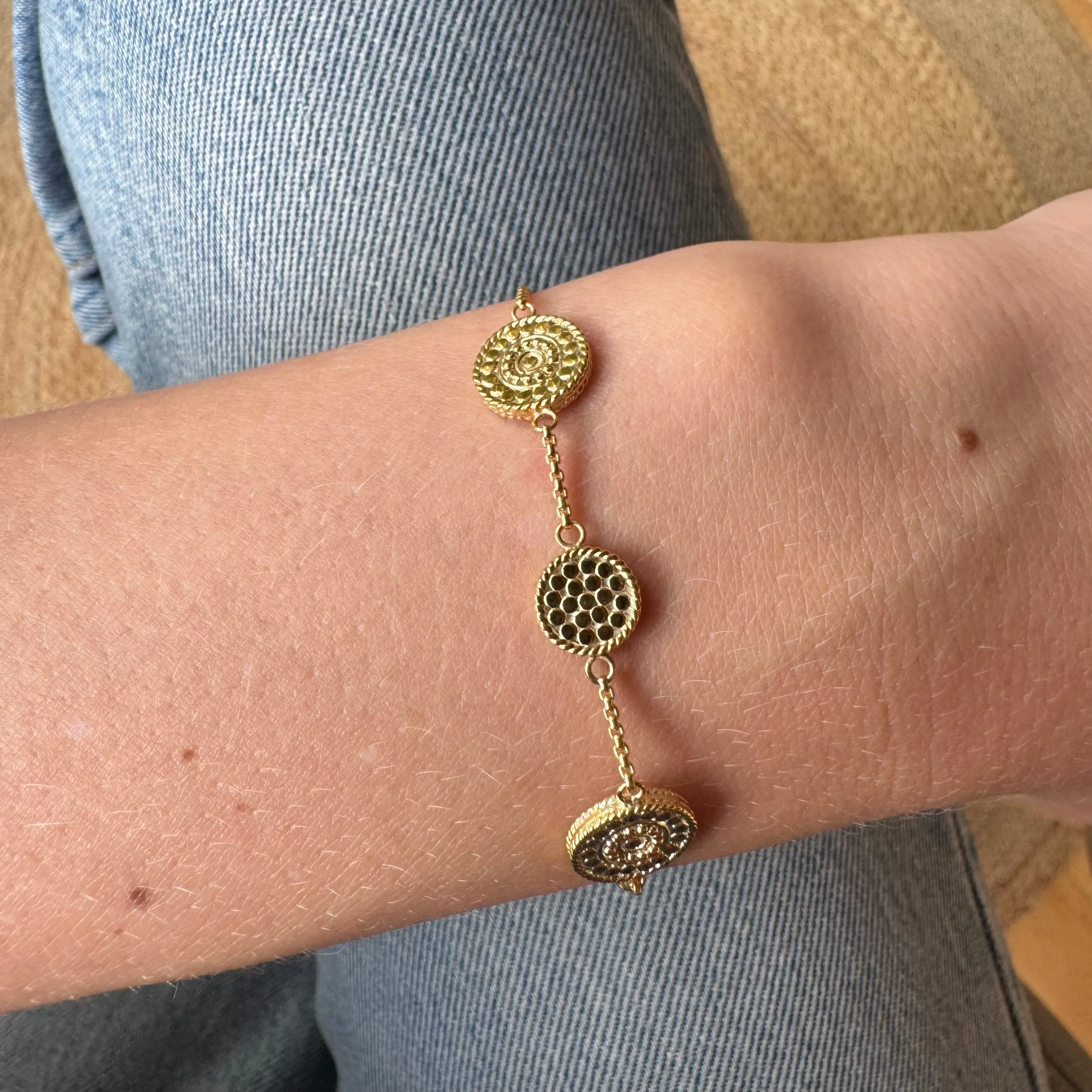 Adjustable Multi-Disc Bracelet - AS IS - FINAL SALE sold by Anna Beck
