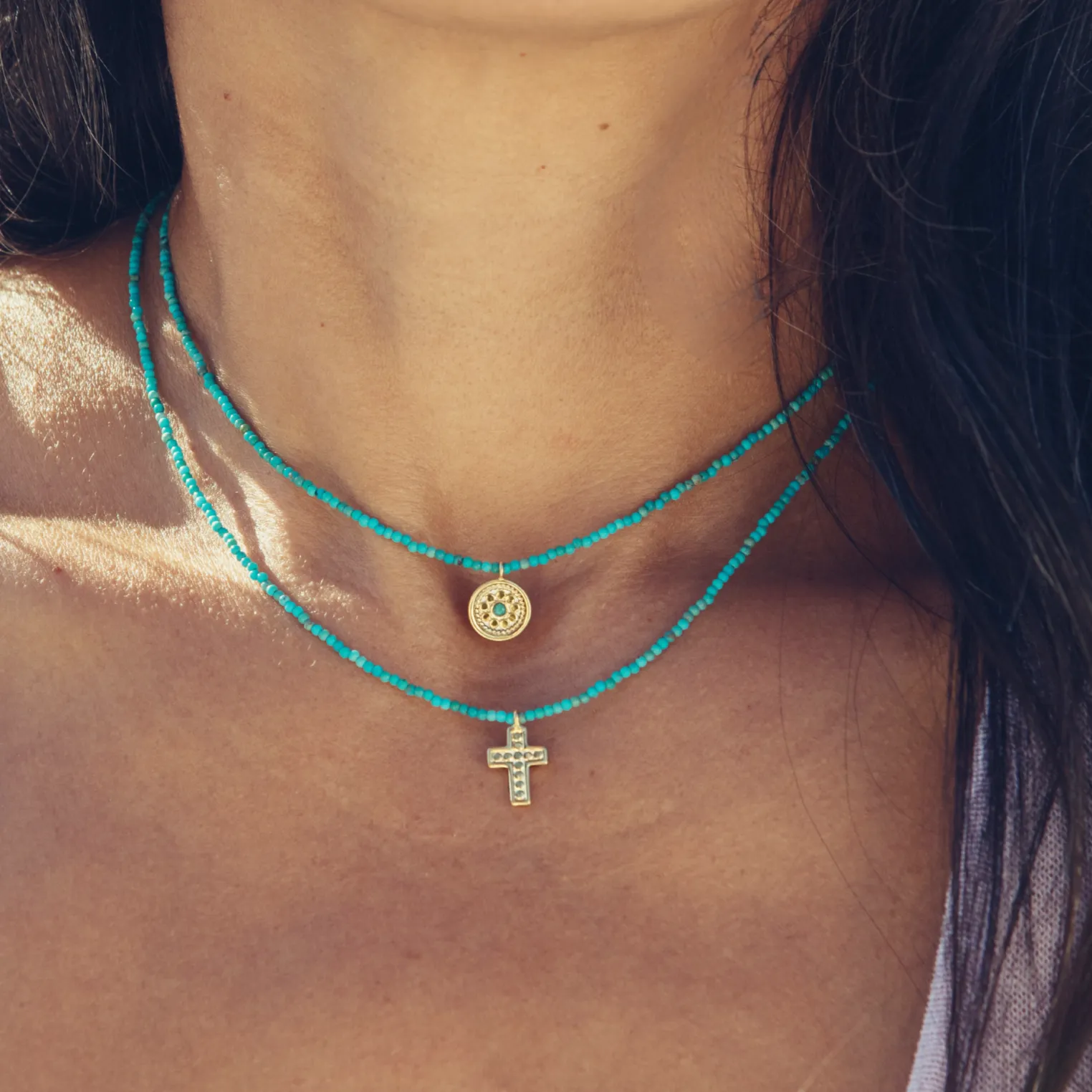 Sol Beaded Necklace sold by Anna Beck product image thumbnail 2