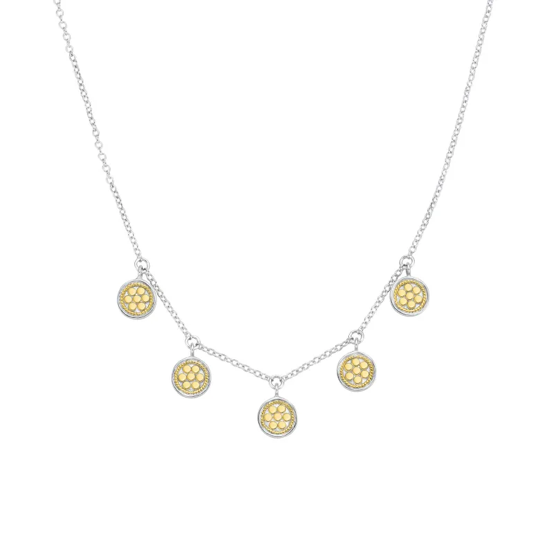 Kindness Multi-Charm Necklace made by Anna Beck