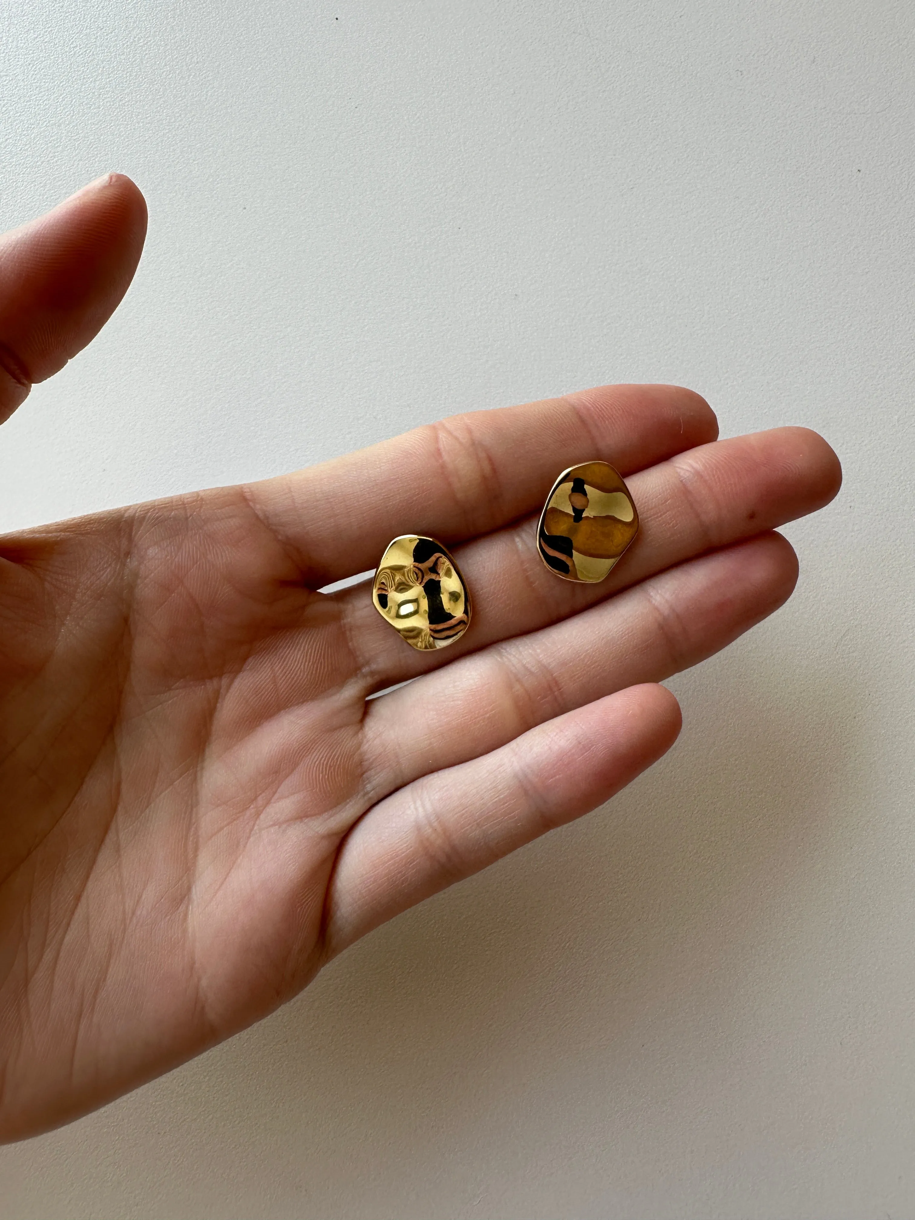 Large Wavy Studs - AS IS - FINAL SALE sold by Anna Beck product image thumbnail 2