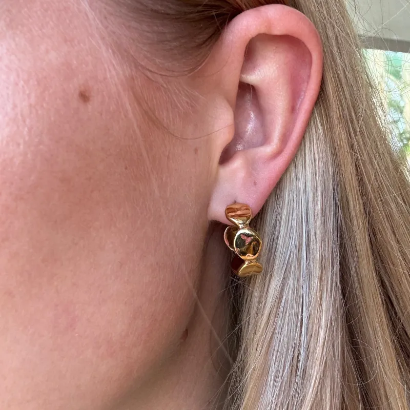 Wavy Hoop Earrings- AS IS - FINAL SALE sold by Anna Beck