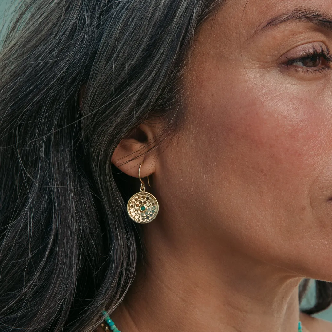 Rosetta Dish Earrings - Two Tone sold by Anna Beck product image thumbnail 2