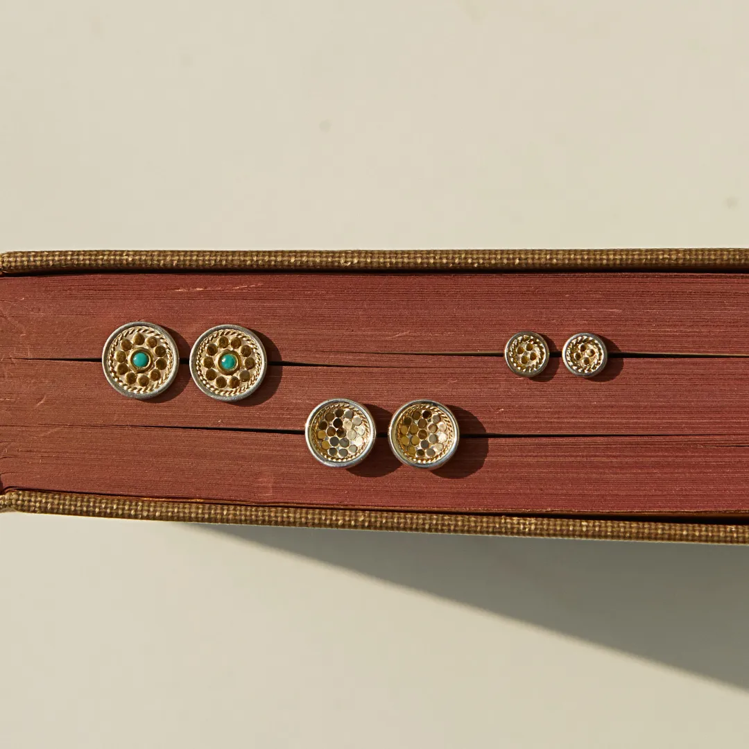 Flora Turquoise Studs sold by Anna Beck product image thumbnail 3