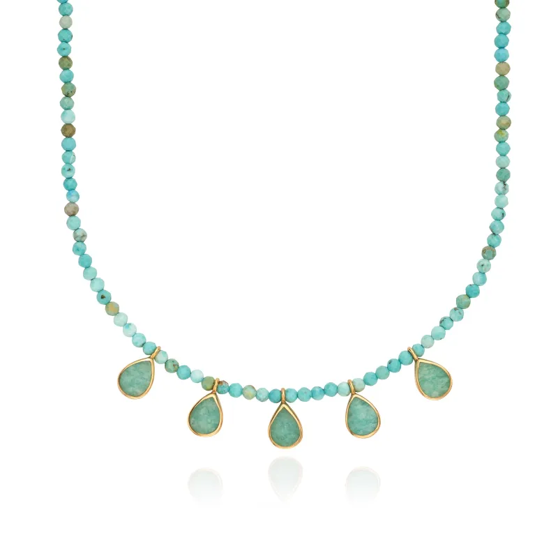 Roma Norte Beaded Necklace made by Anna Beck