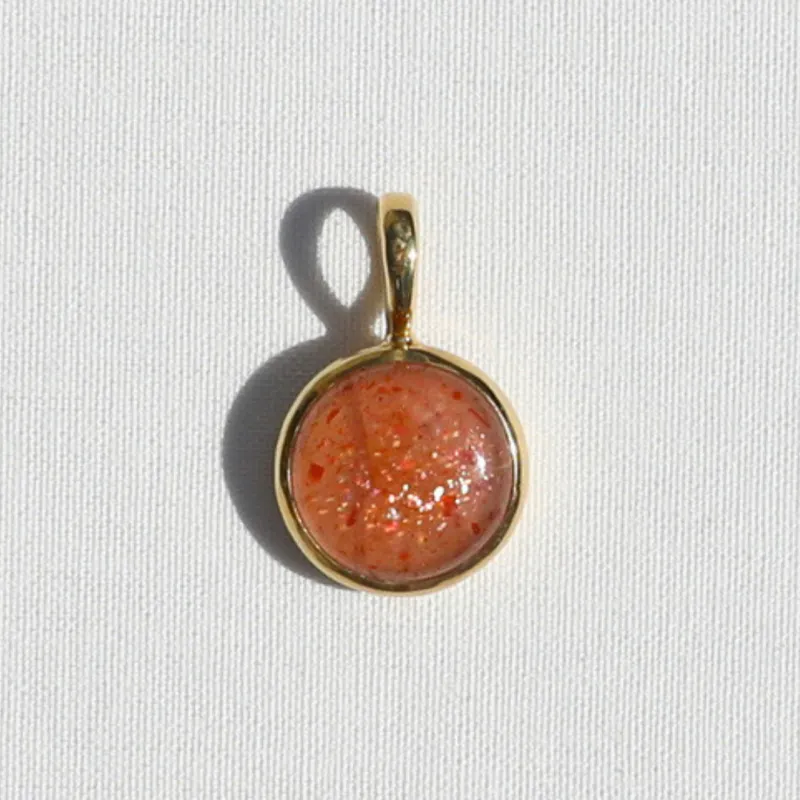 Sunstone Removable Pendant made by Anna Beck