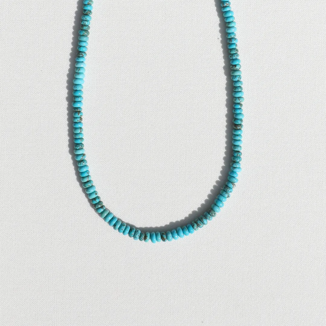 Turquoise Beads x Turquoise Star Necklace sold by Anna Beck product image thumbnail 4