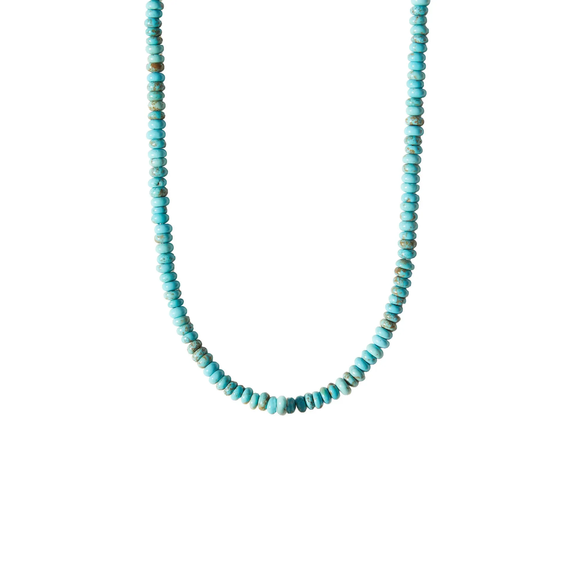 Turquoise Beaded Necklace - Gold sold by Anna Beck product image thumbnail 5
