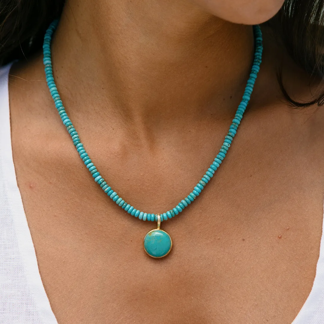 Turquoise Removable Pendant sold by Anna Beck product image thumbnail 3
