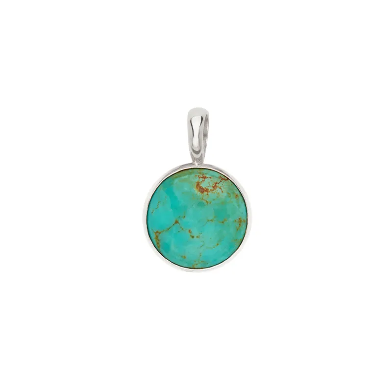 Turquoise Removable Pendant - Silver made by Anna Beck