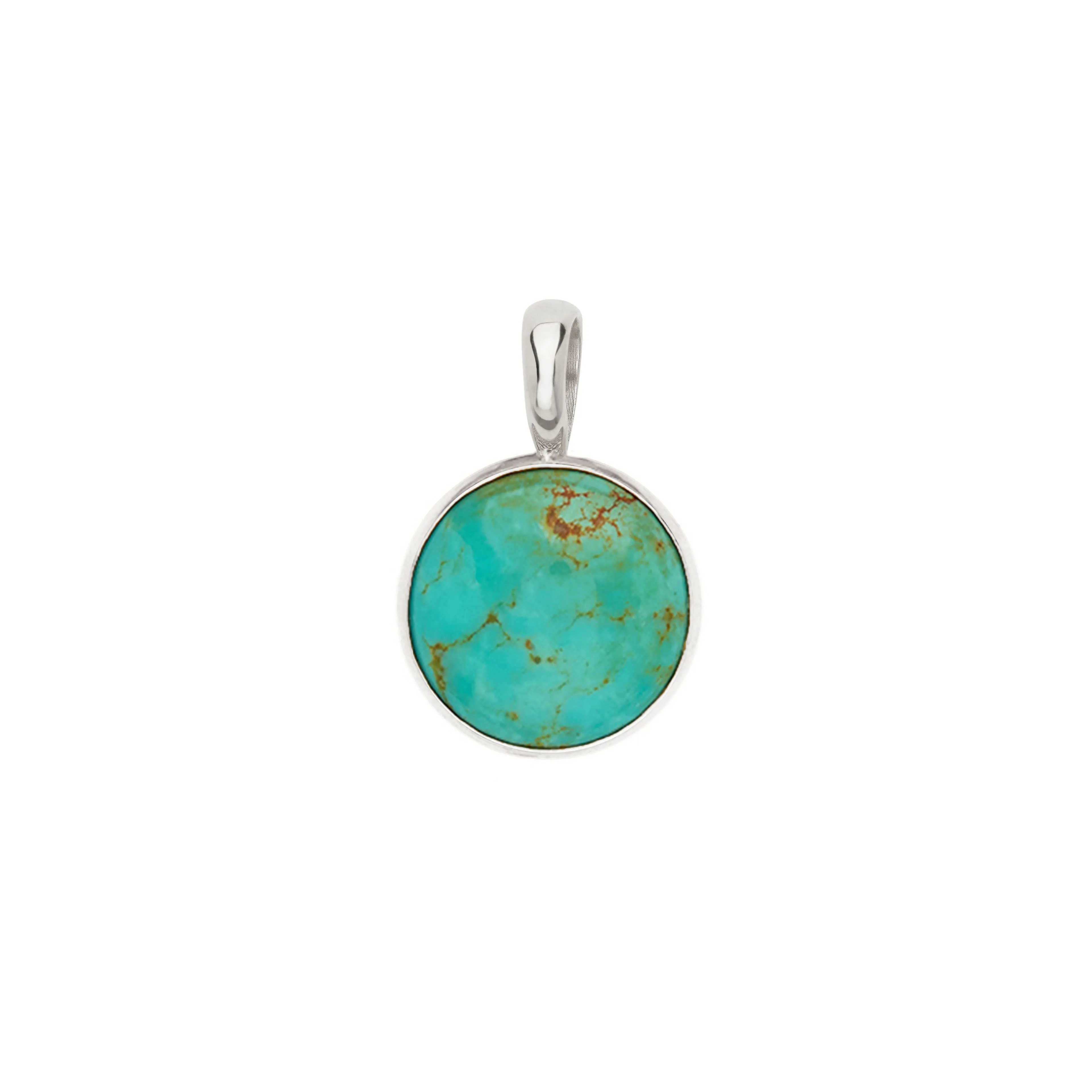 Turquoise Removable Pendant - Silver sold by Anna Beck