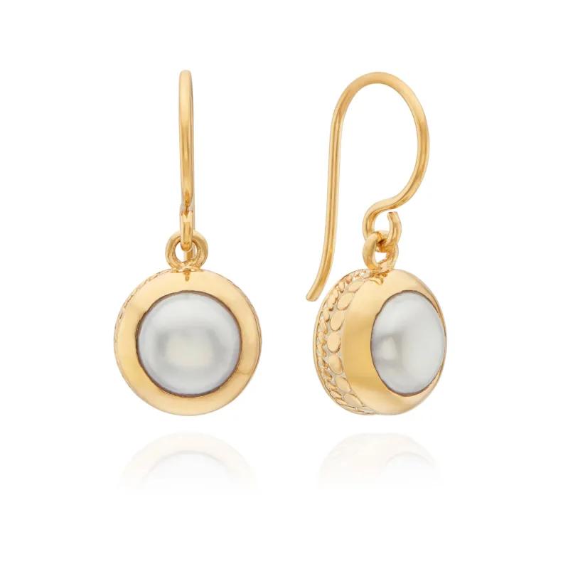 Pearl Drop Earrings sold by Anna Beck