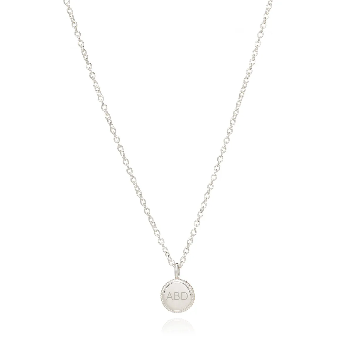 Engravable Mini Circle Necklace sold by Anna Beck product image thumbnail 5