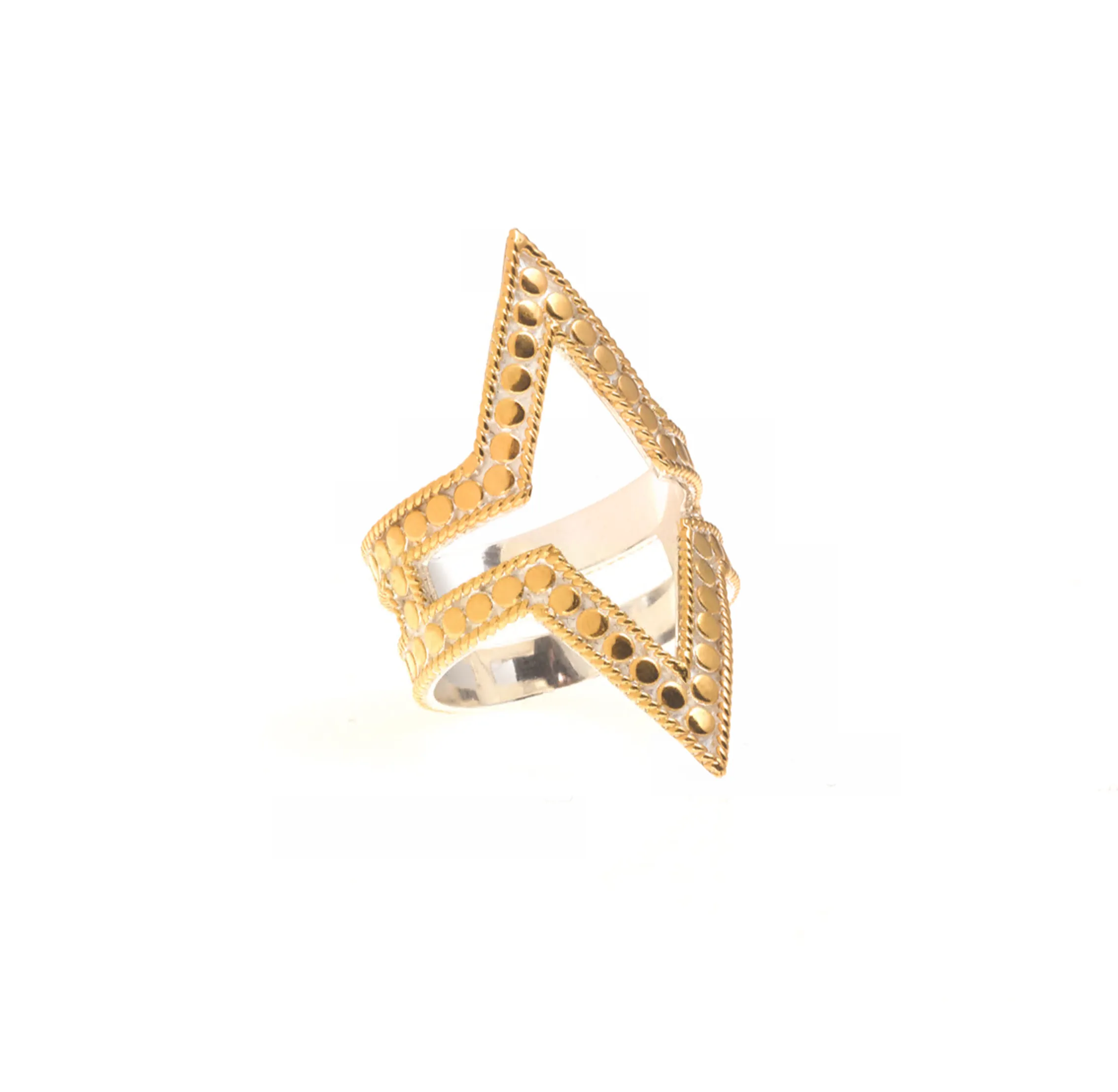 Double Open Diamond Ring - Gold sold by Anna Beck