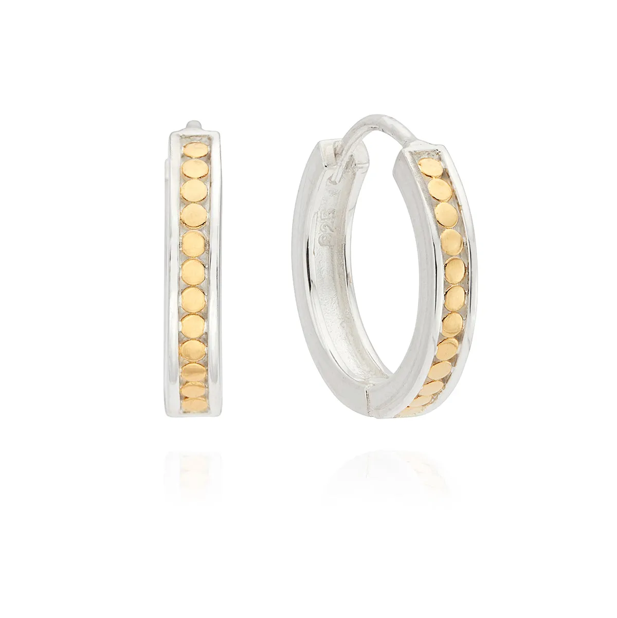 Classic Small Hinge Reversible Hoop Earrings sold by Anna Beck