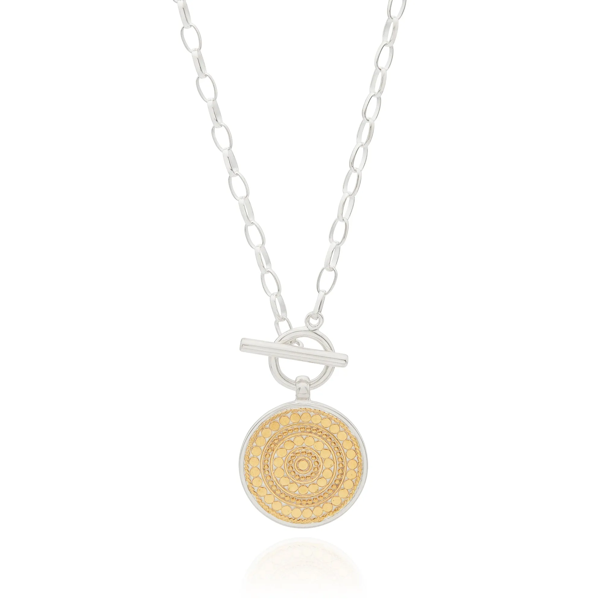 Classic Toggle Necklace - Gold & Silver sold by Anna Beck
