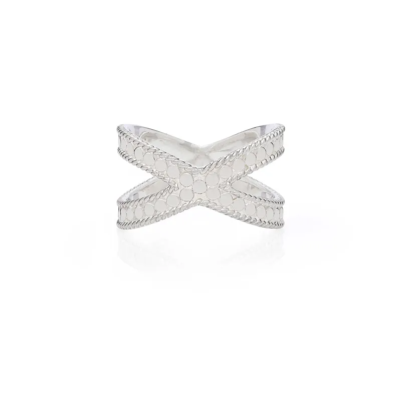 Classic Cross Ring - Silver sold by Anna Beck