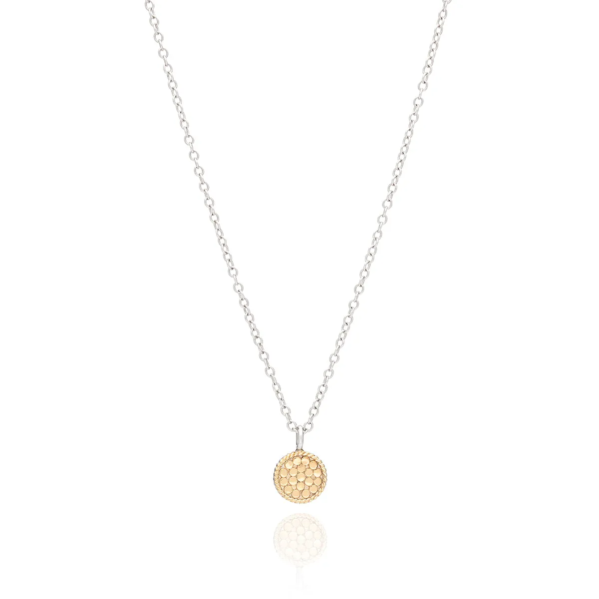 Classic Mini Circle Necklace - Reversible sold by Anna Beck