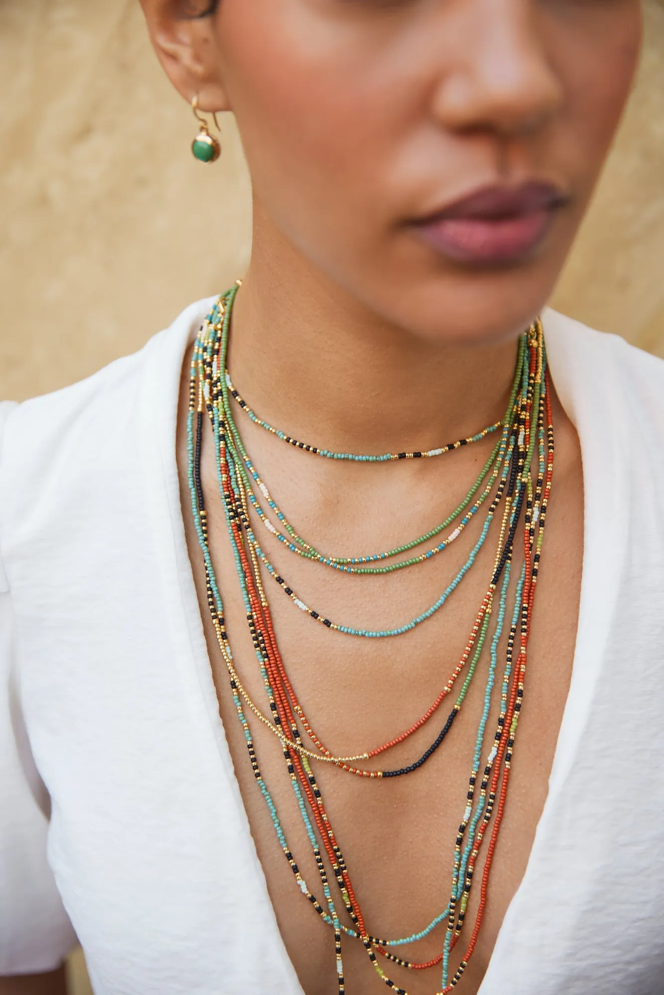 Simba Beaded Necklace sold by Anna Beck product image thumbnail 2