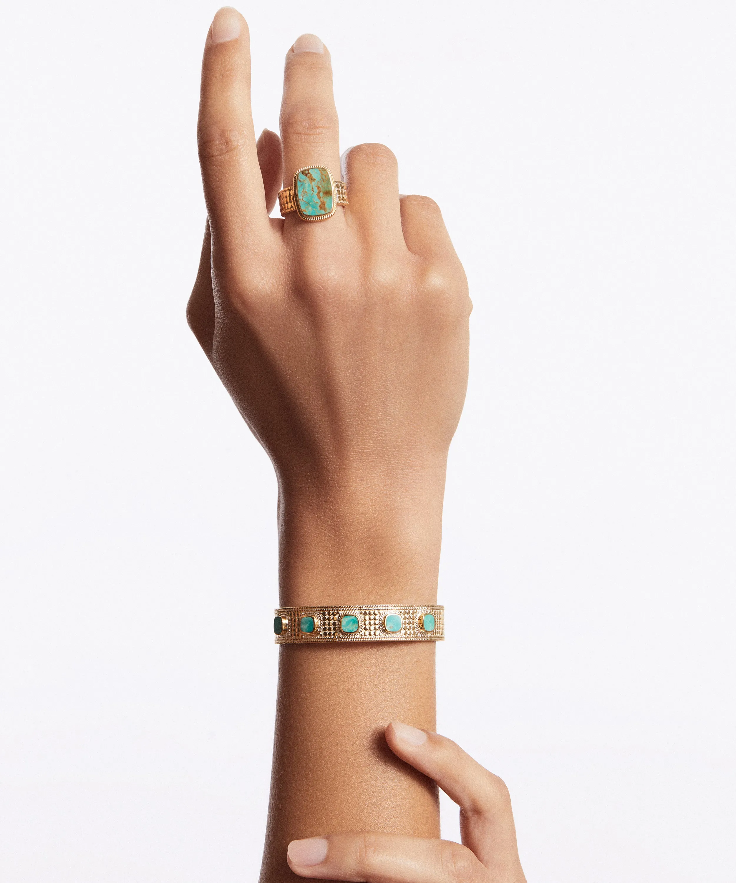 Turquesa Cushion Ring sold by Anna Beck product image thumbnail 3