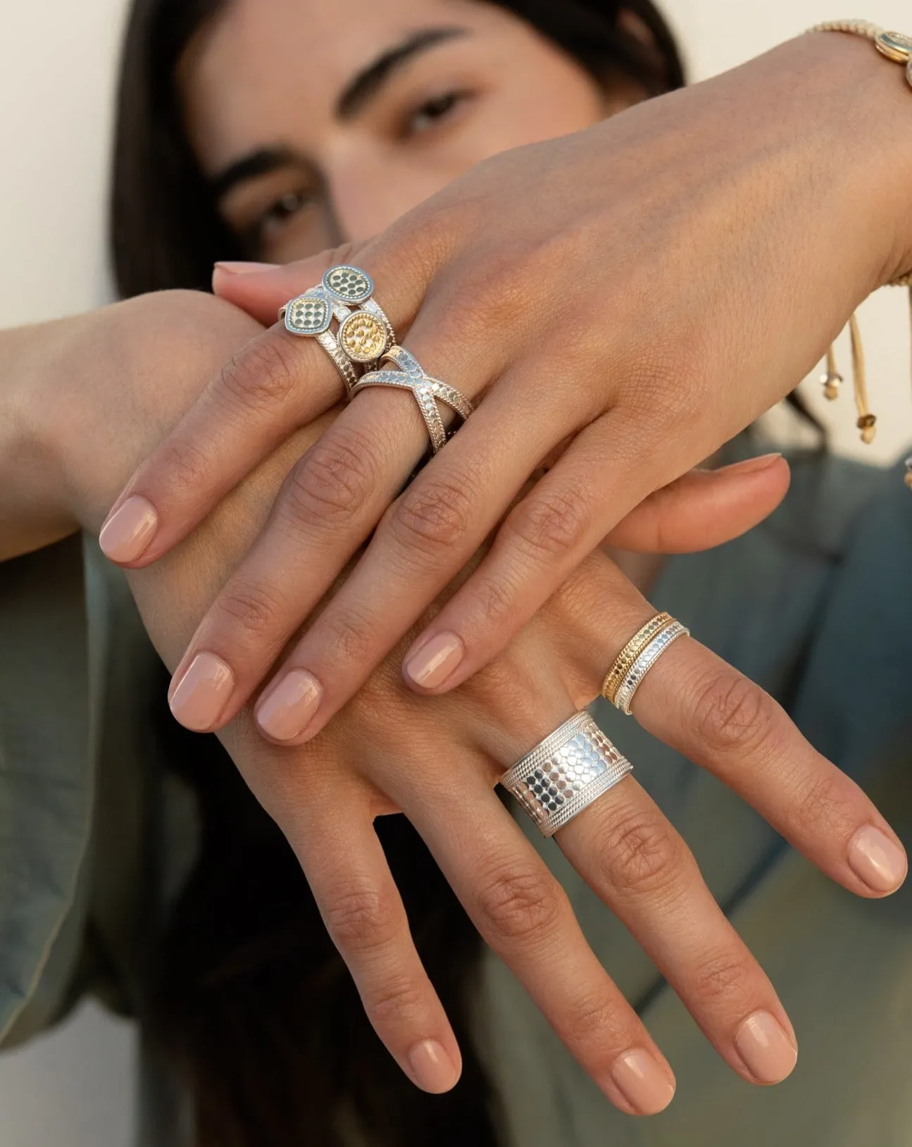 Classic Multi-Shape Faux Stacking Ring sold by Anna Beck product image thumbnail 2