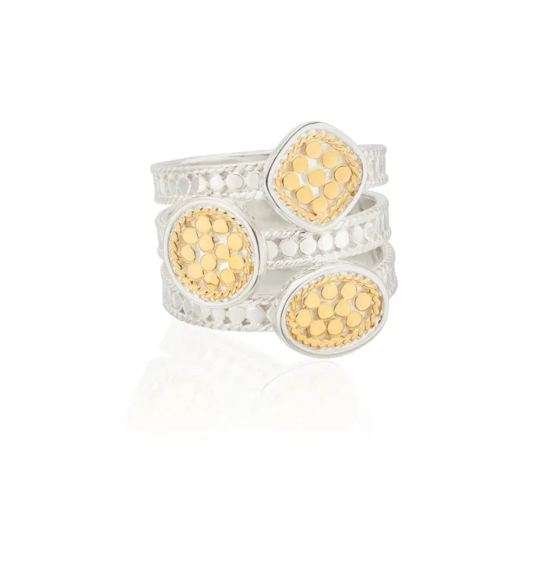 Classic Multi-Shape Faux Stacking Ring sold by Anna Beck