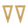 Open Triangle Stud Earrings sold by Anna Beck