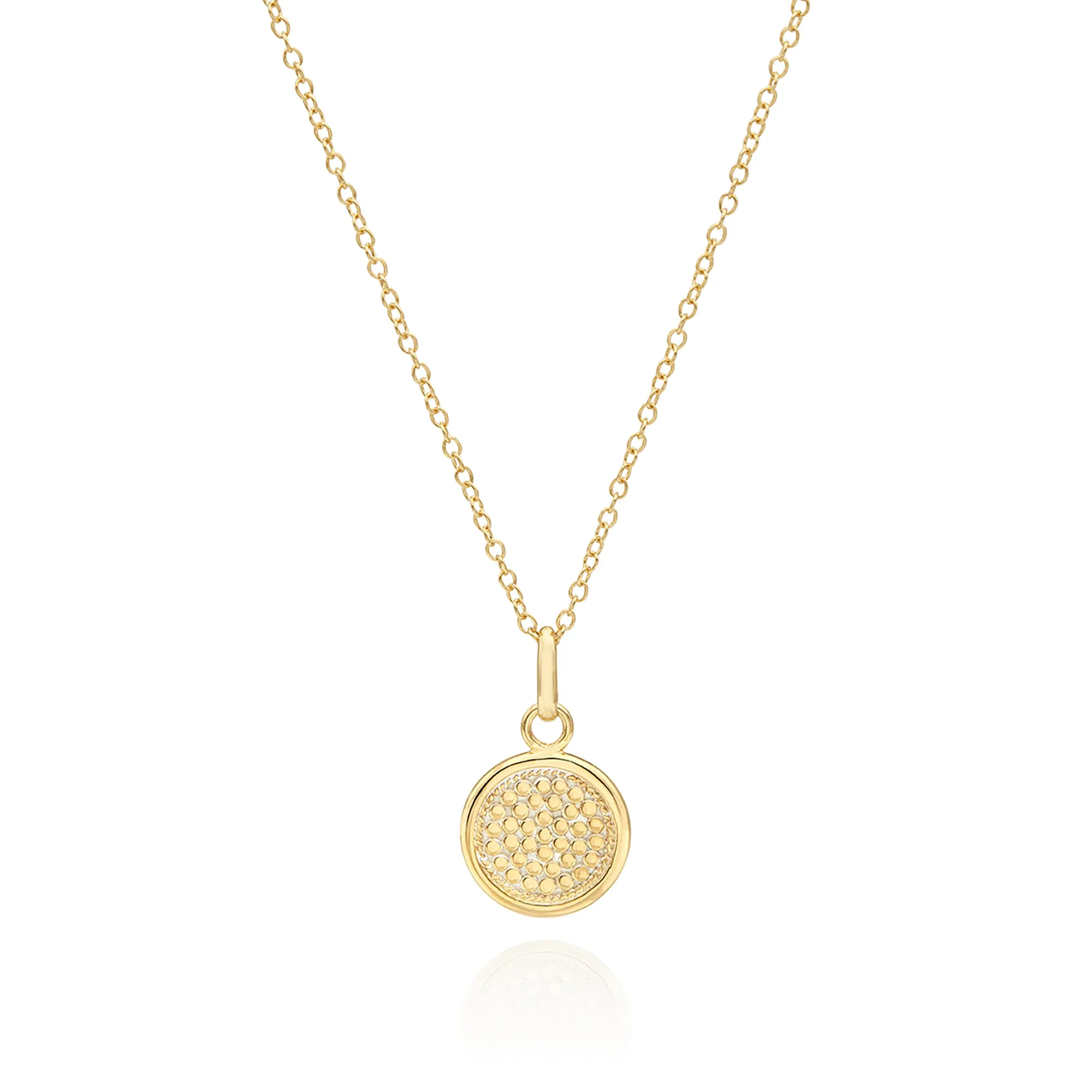 Classic Medium Circle Necklace - Gold sold by Anna Beck