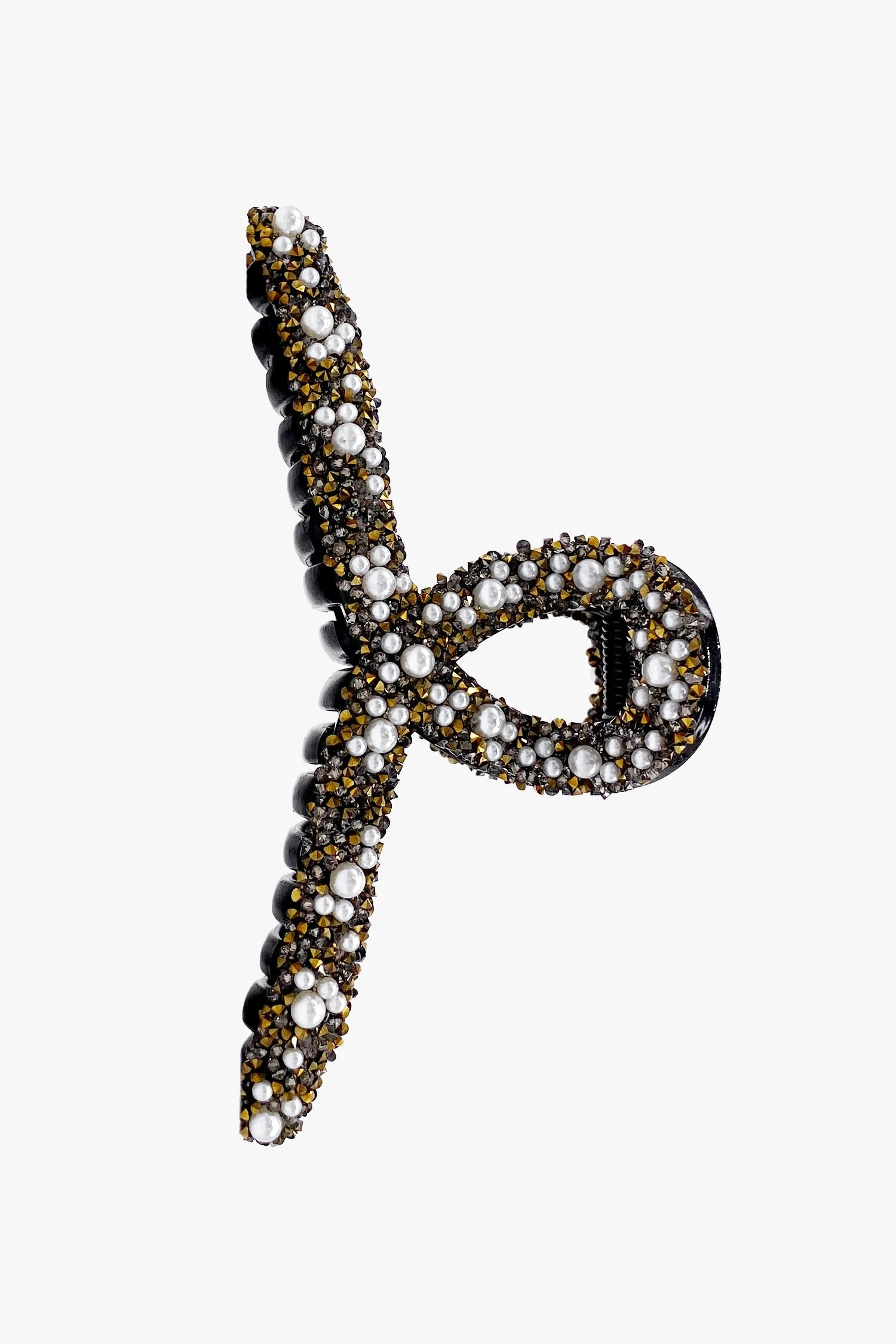 Large Jewel French Pearl Jaw Clip sold by Anna Sui