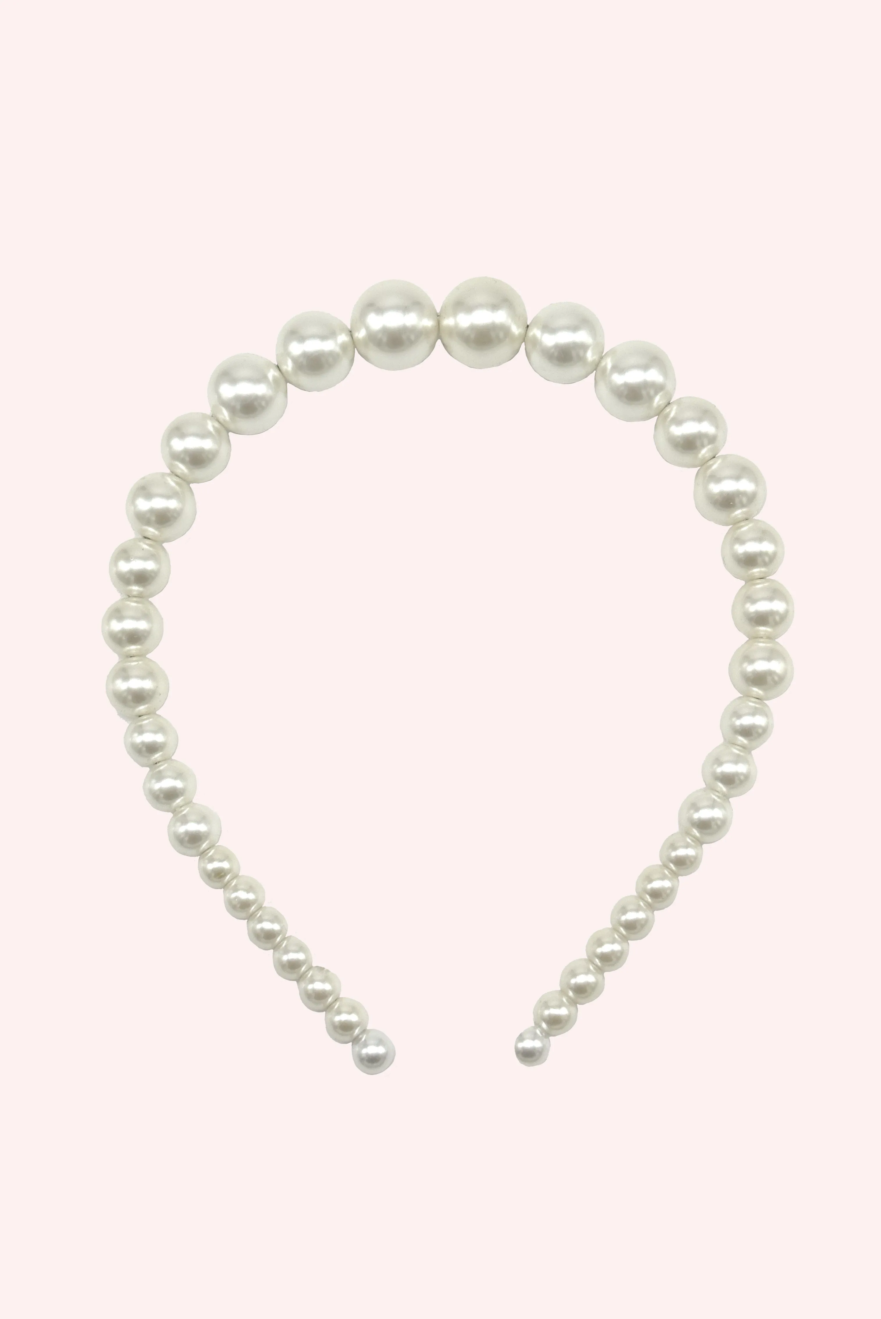 String of Pearls Headband Ivory sold by Anna Sui