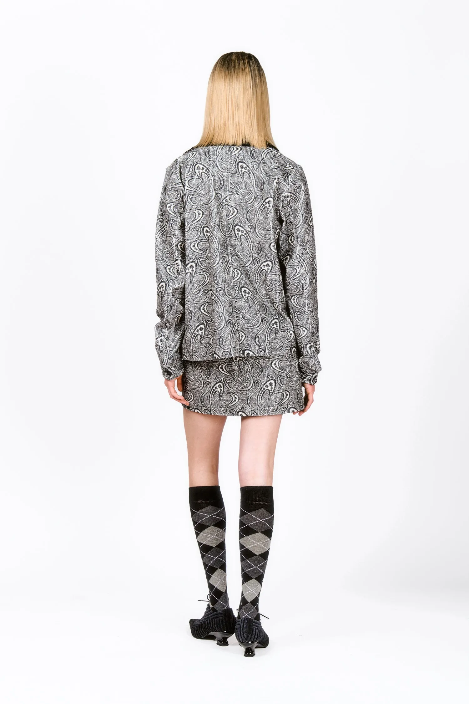 Beardsley Paisley Corduroy Skirt sold by Anna Sui product image thumbnail 4