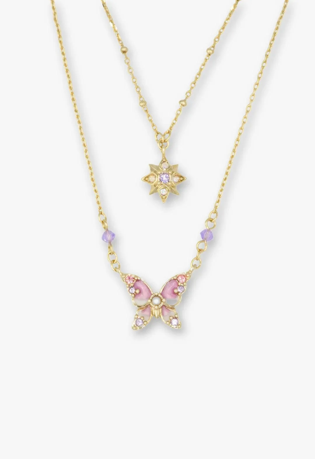 Shining Butterfly Necklace - Pink Gold sold by Anna Sui product image thumbnail 4